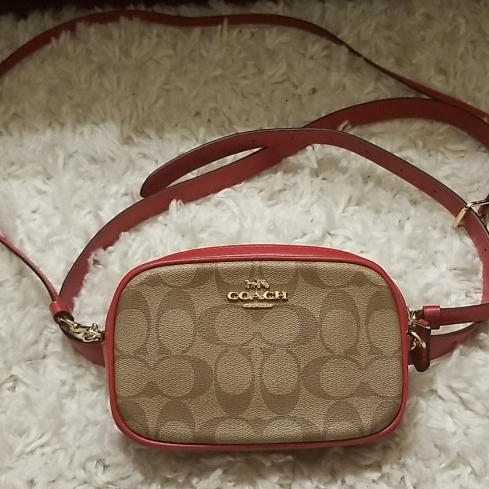 - Coach crossbody and waist pack used once very good